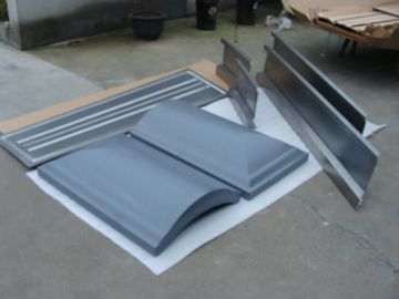 les pièces KDS001 de cercueil de feuille de fer de 1mm assemblent la couleur de nature de cercueil en métal